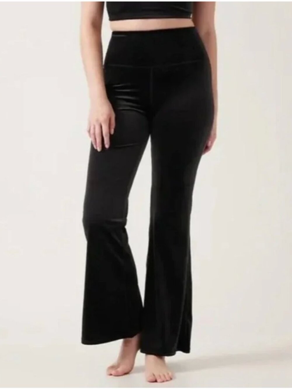 Athleta Elevation Velvet Flare Pants – XS